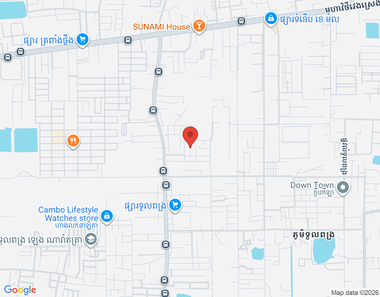 ផ្នែក ស្តុក location map