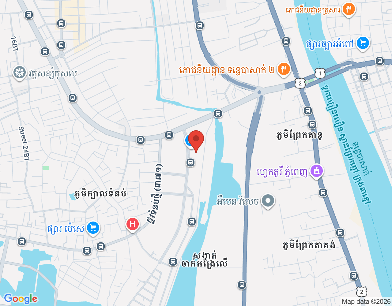 Finance Supervisor location map