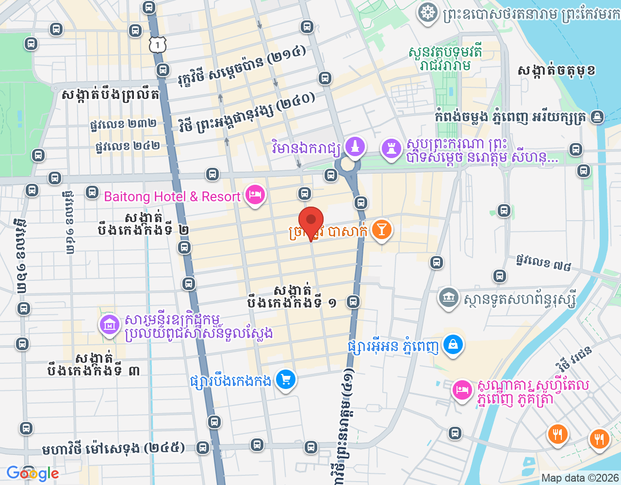 Income Officer location map