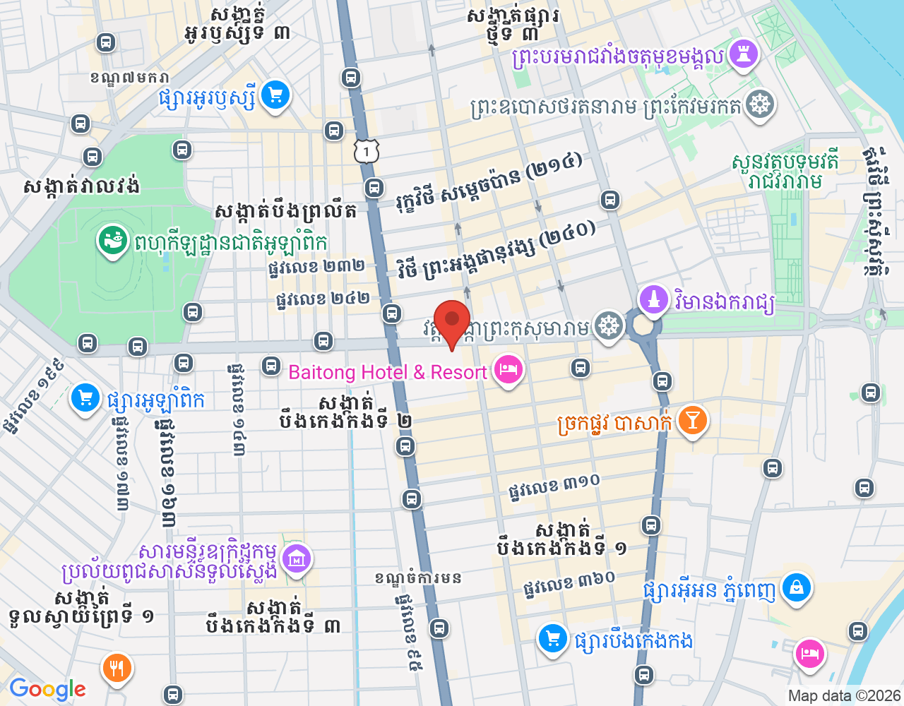Senior Credit Audit Officer location map