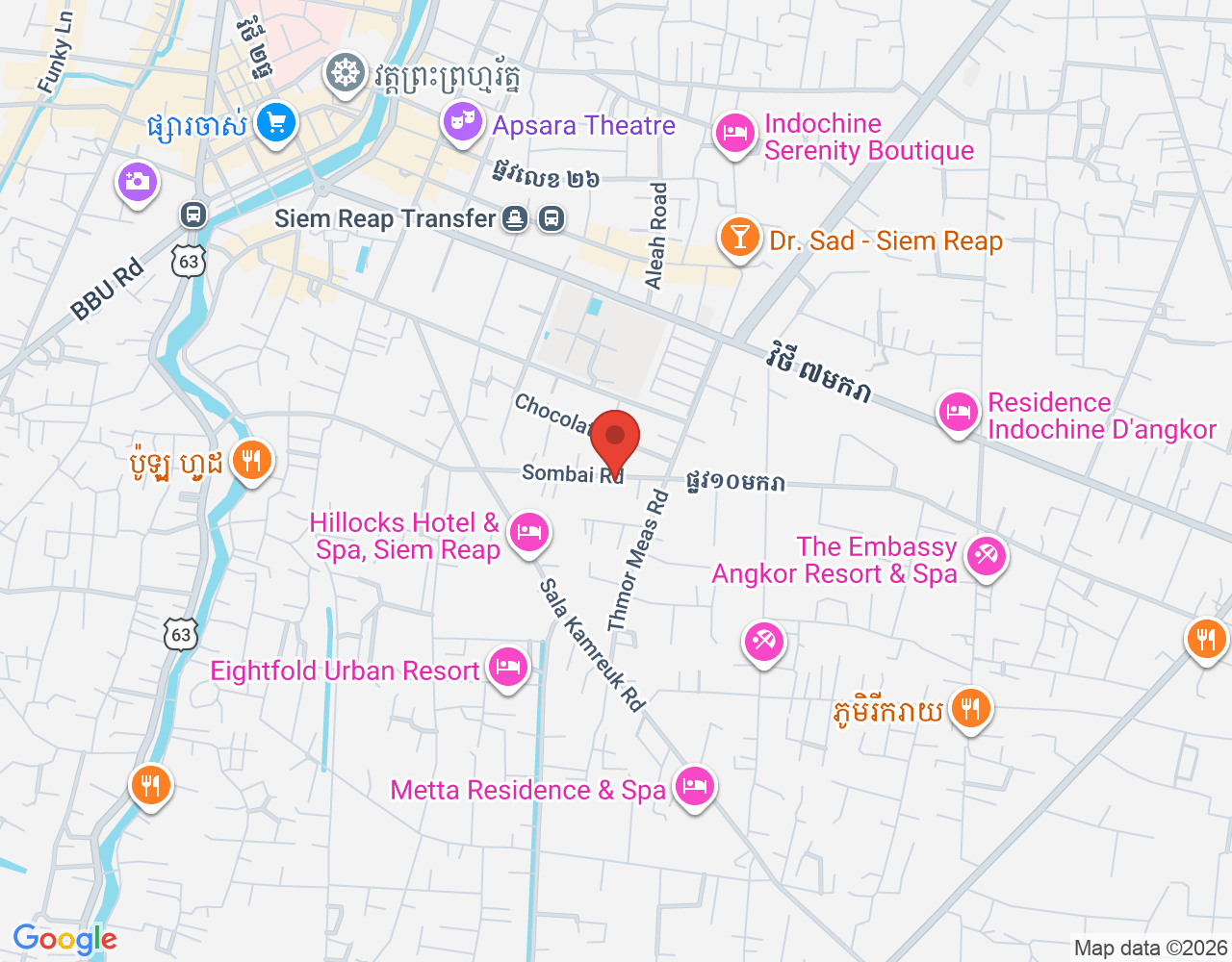 អ្នករៀបបន្ទប់ location map