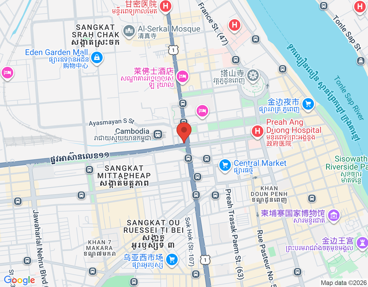 Accounting Internship location map