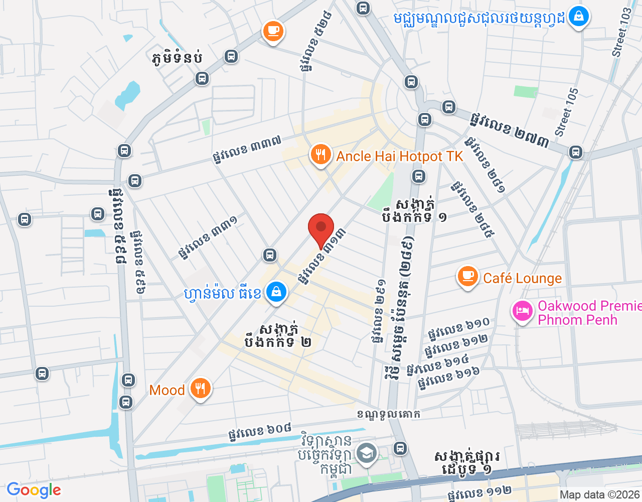 អ្នកបើកបរ location map
