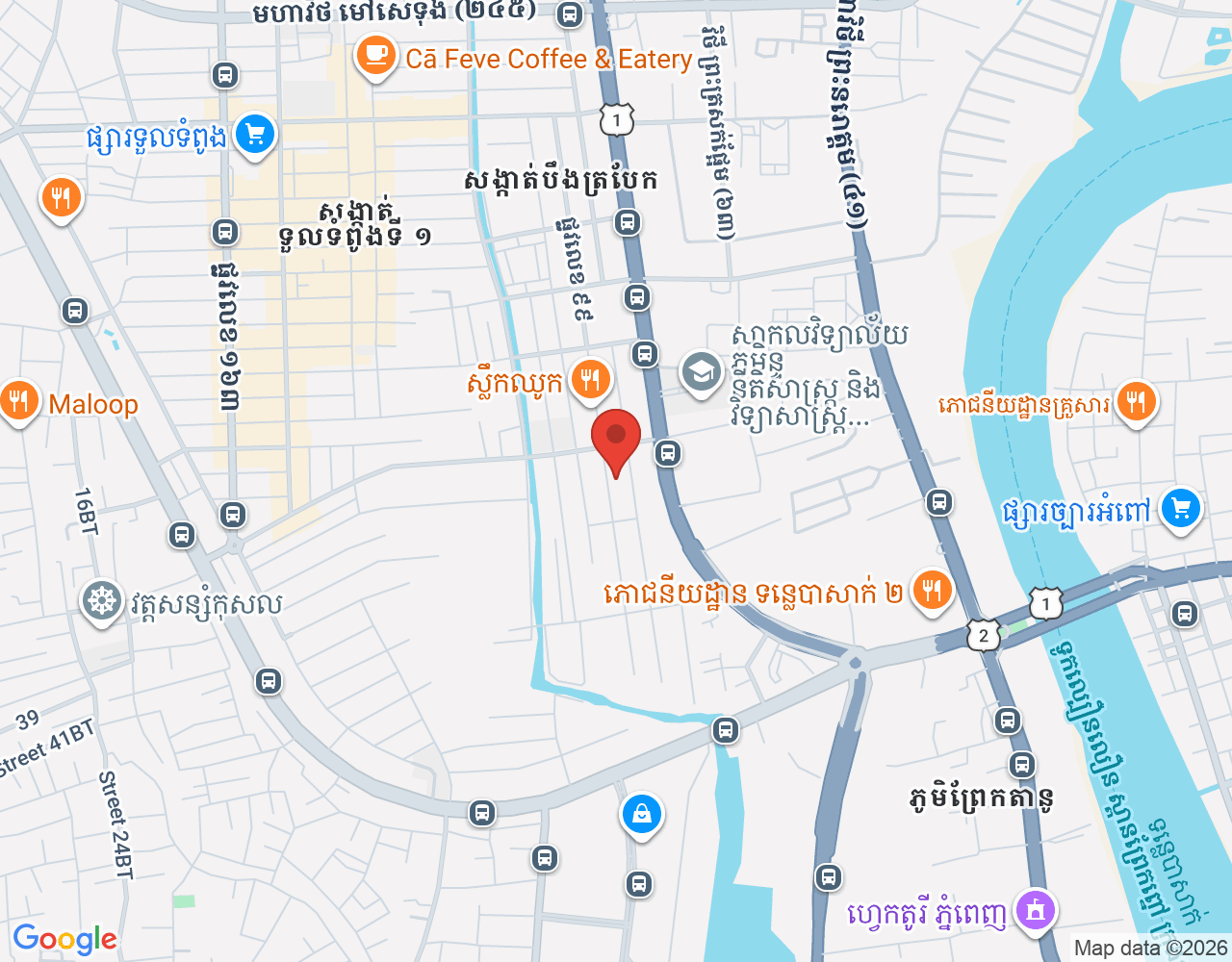 អ្នកគូរប្លង់ location map