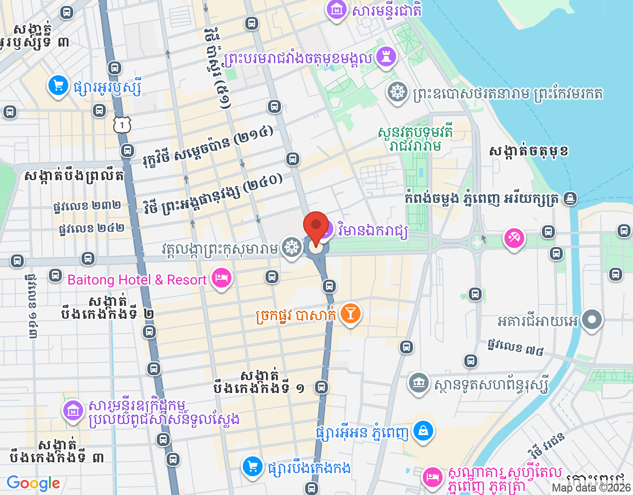 SALES AND CASHIER location map