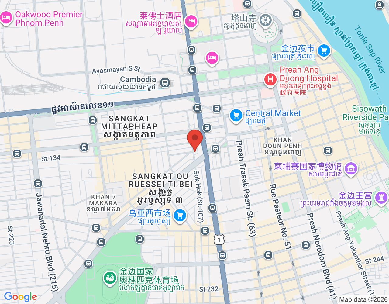 Corporate Sales Supervisor location map