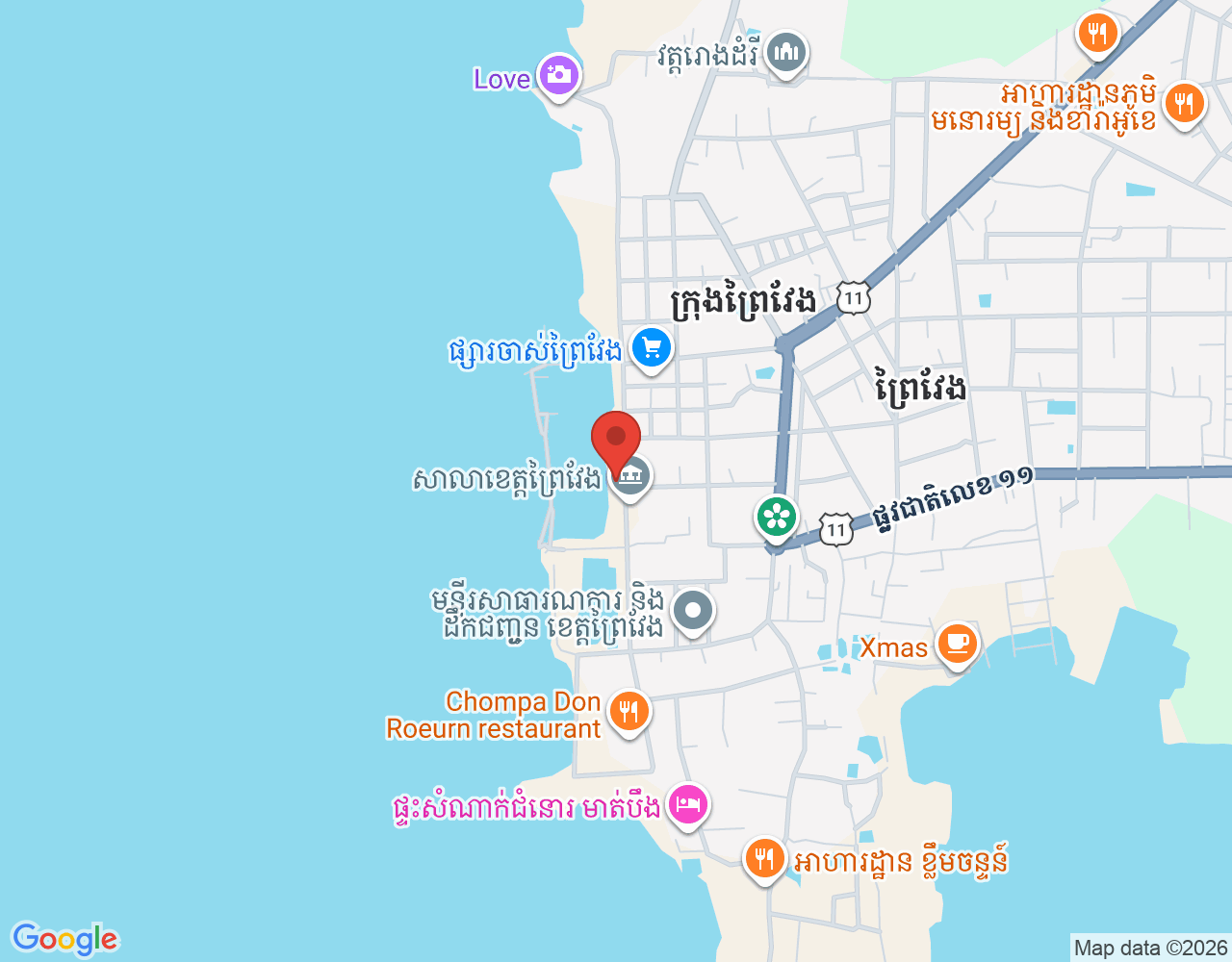 Small Business Loan Trainee location map
