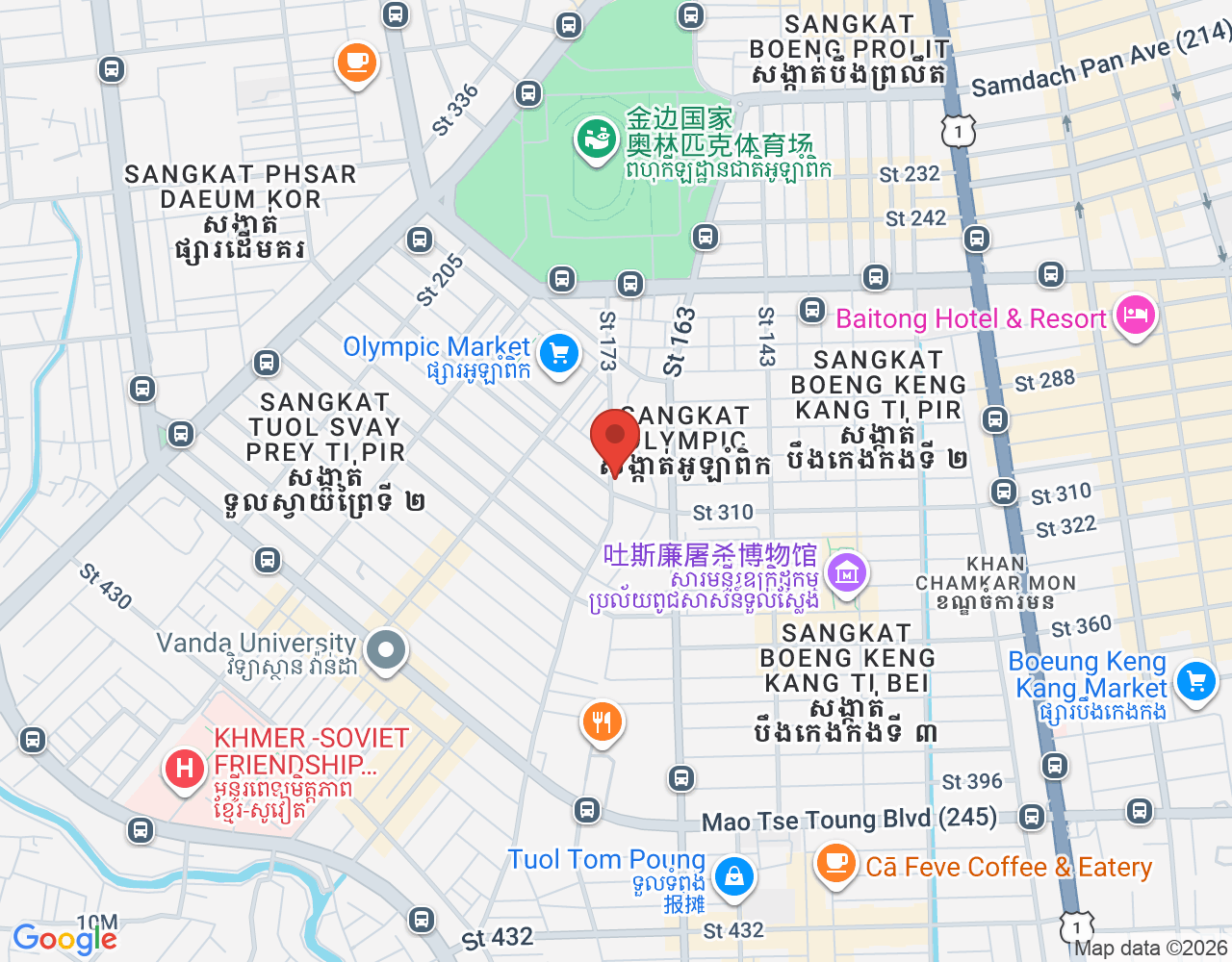 Accounting Supervisor location map