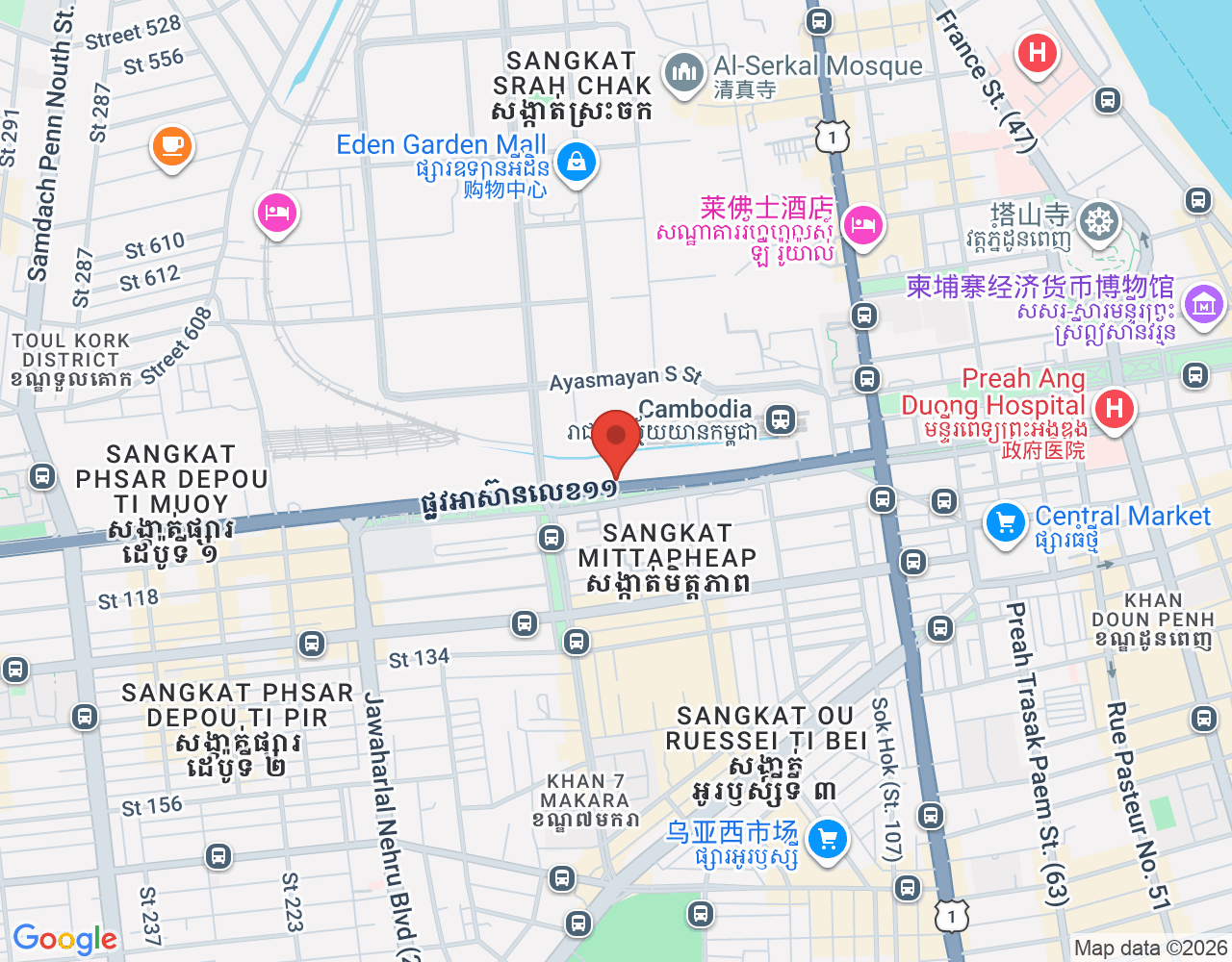 Accounting Officer location map