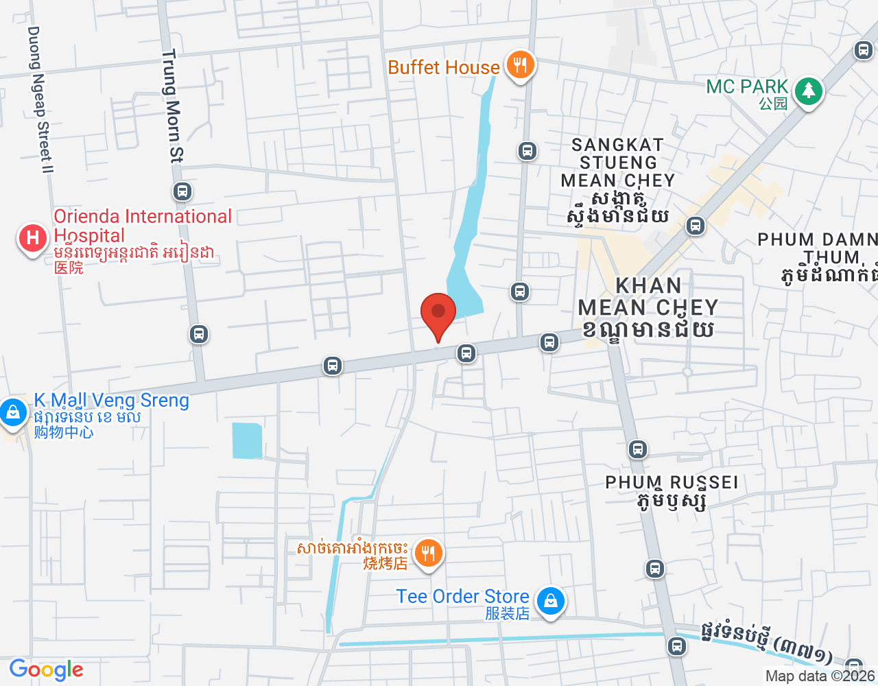 Senior Planner location map