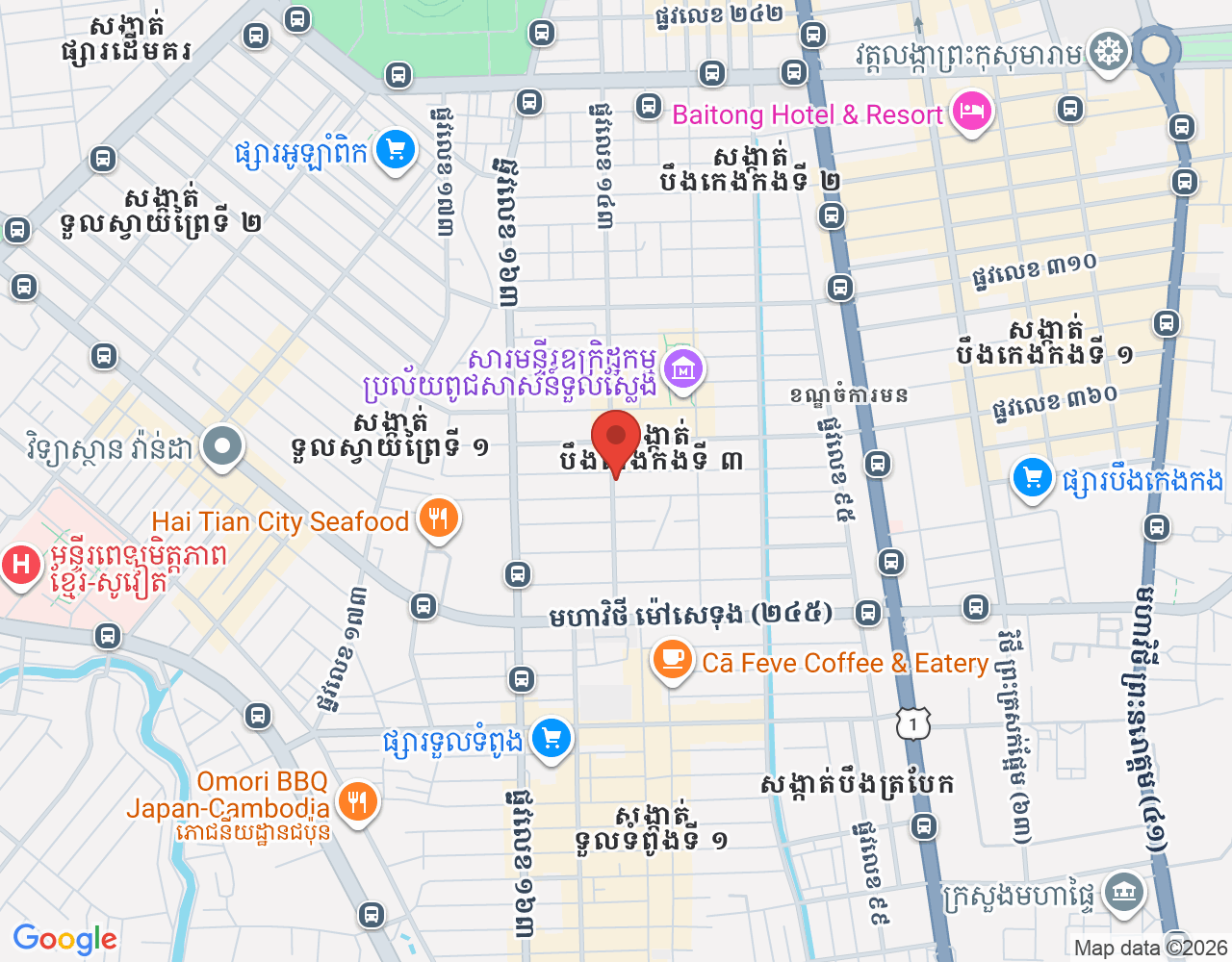 Create content location map