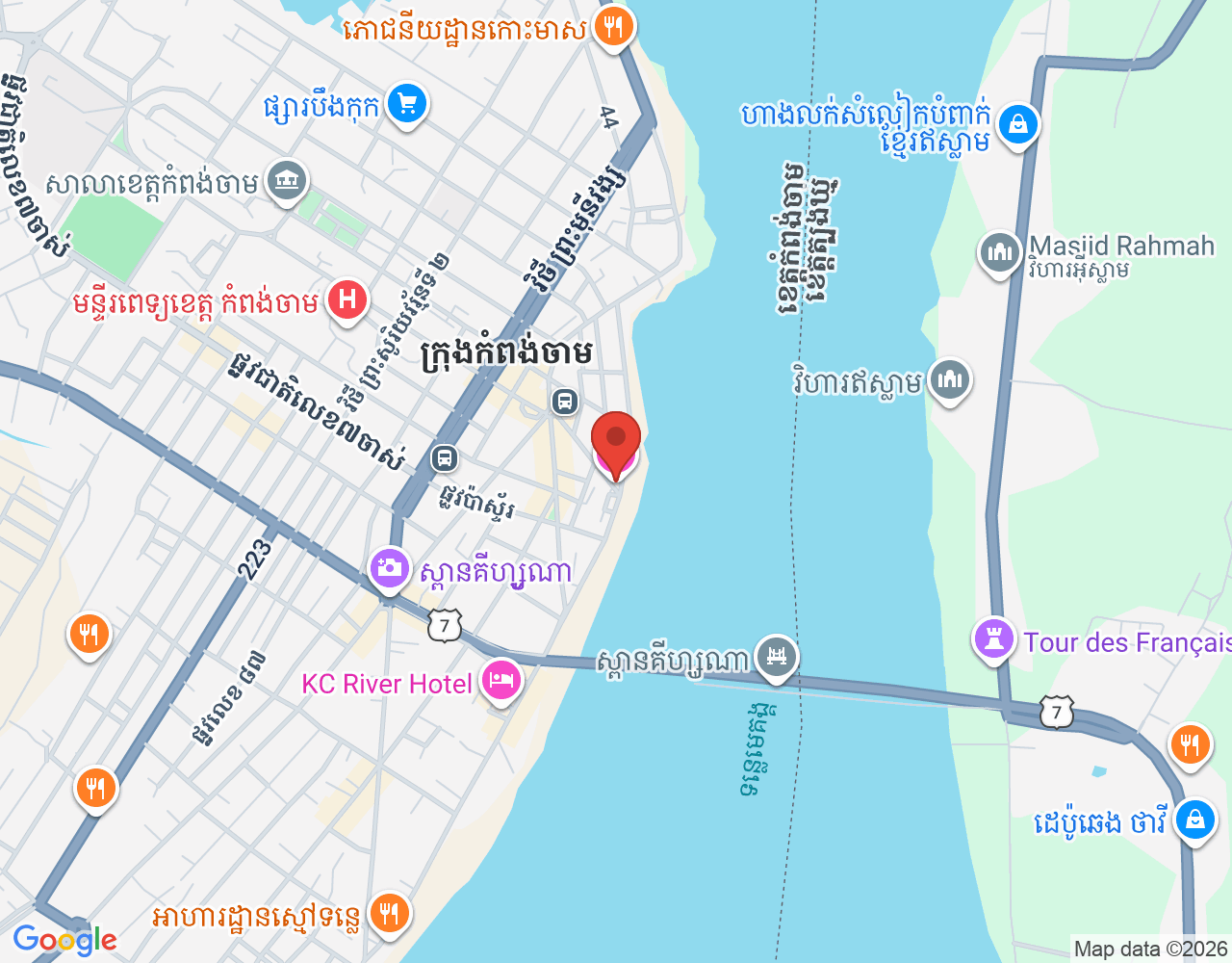 បុគ្គលិកផ្នែករត់តុ location map