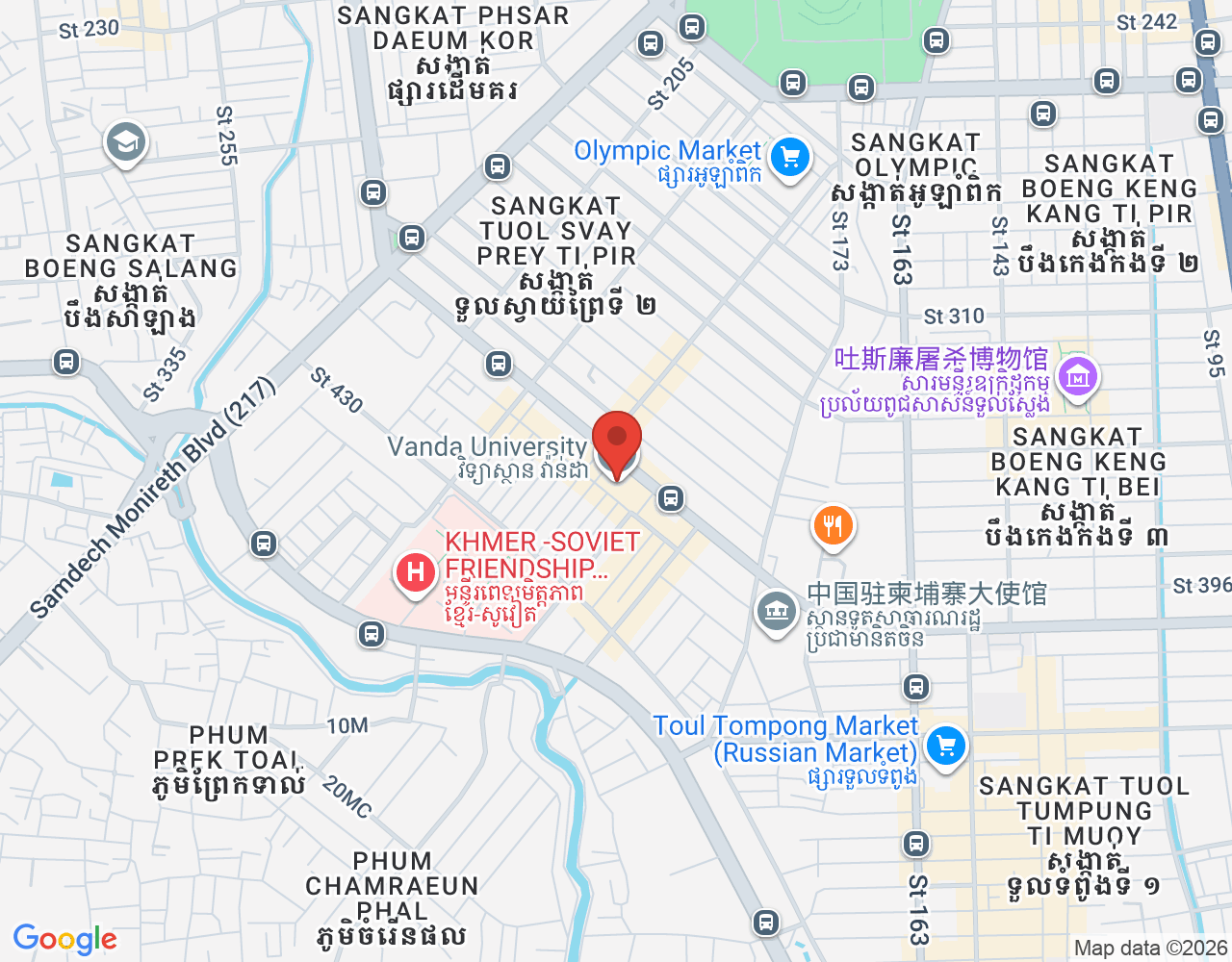 ផ្នែកសន្តិសុខ location map