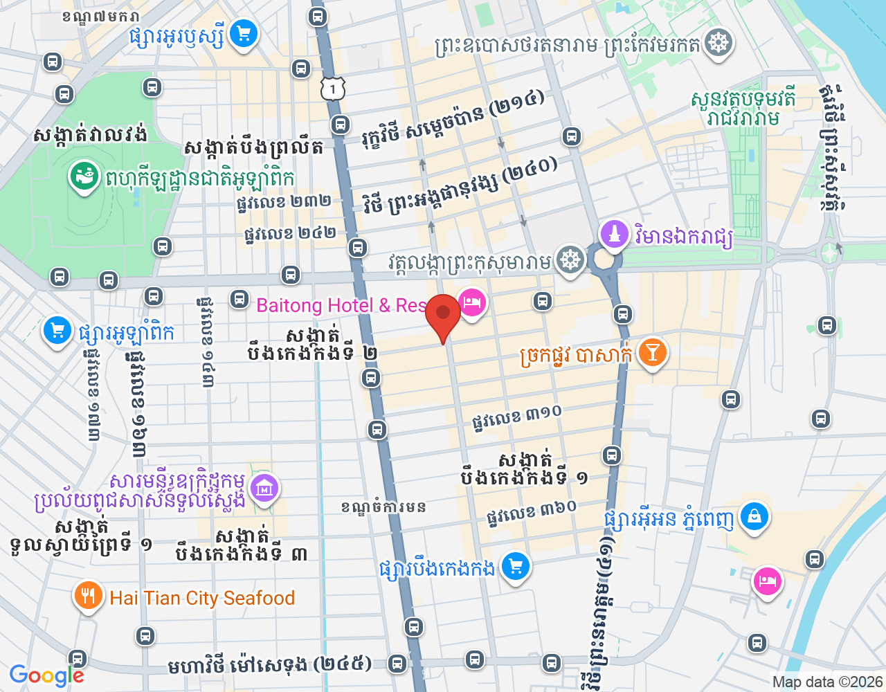 Finance Manager location map