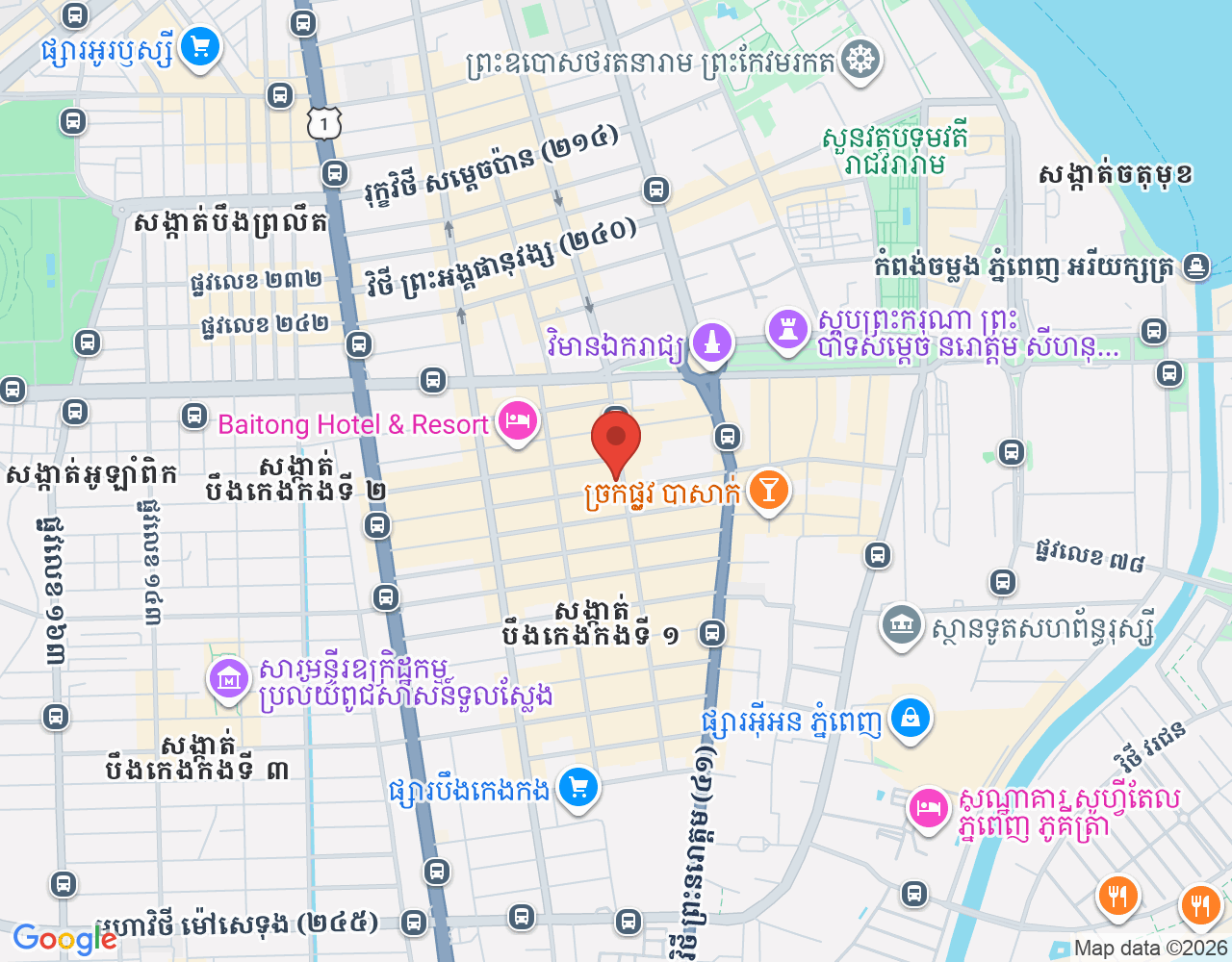 Head Chef location map