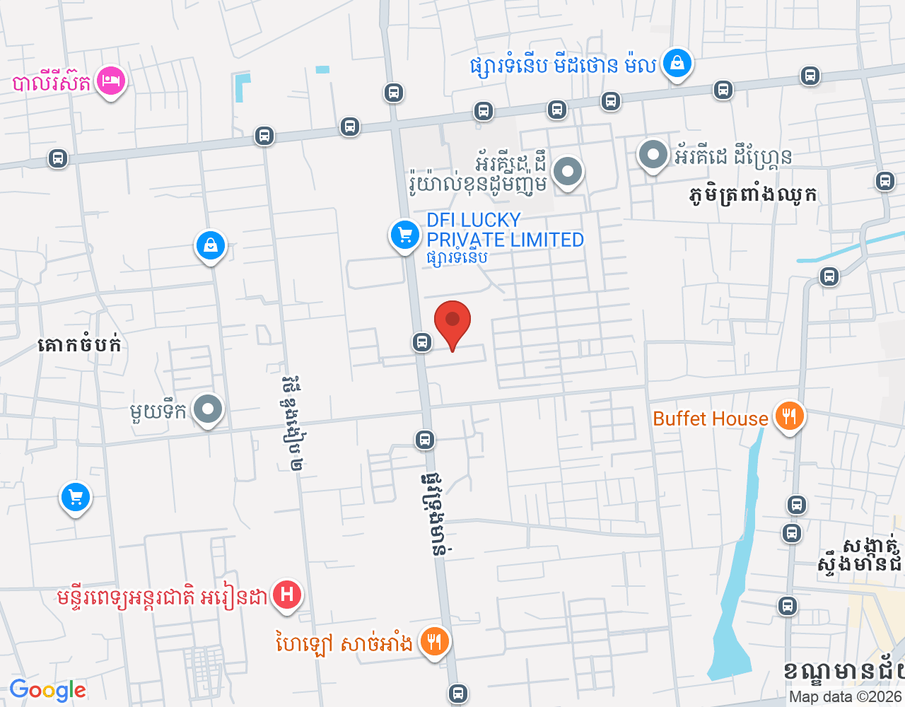 ផ្នែក ដឹកតាមម៉ូតុ location map