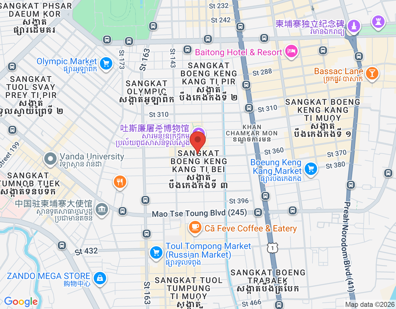 កូនកាំបិតផ្នែកសាច់ Cook Helper location map