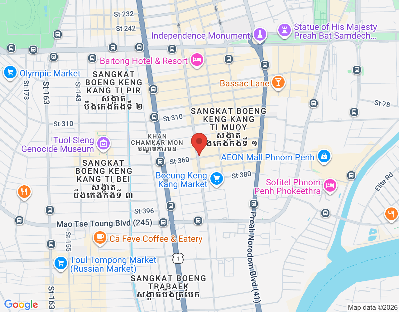 ជំនួយការចុងភៅ location map
