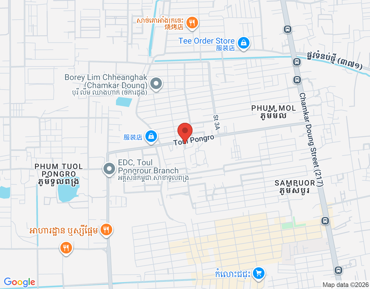 អ្នករៀបចំបន្លែ location map