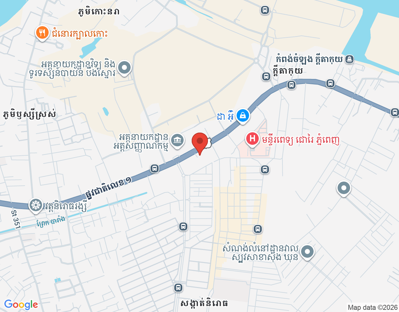 បុគ្គលិកដឹកជញ្ជូន location map
