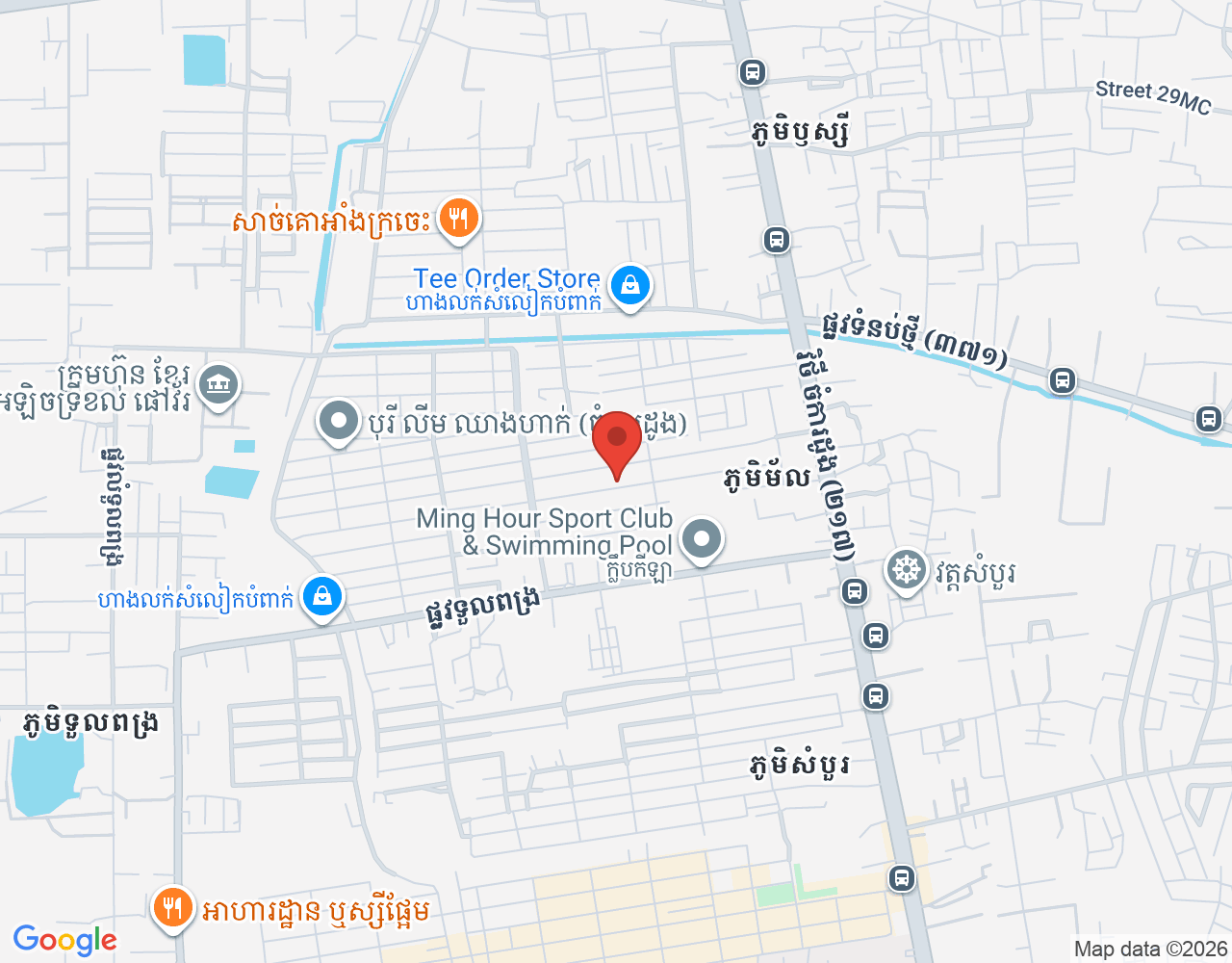 ជំនួយការចុងភៅ location map