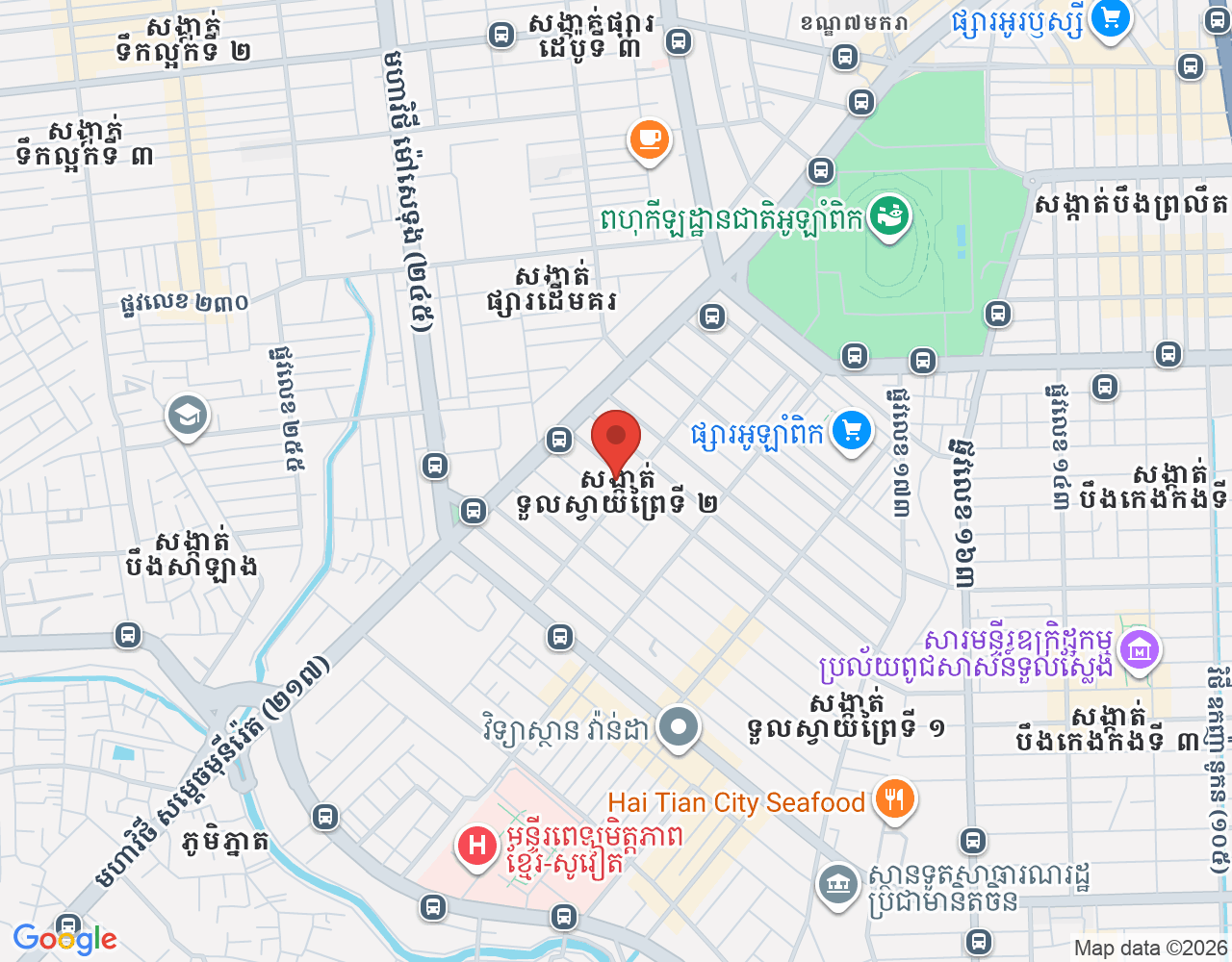 ផ្នែកកាប់សាច់ location map