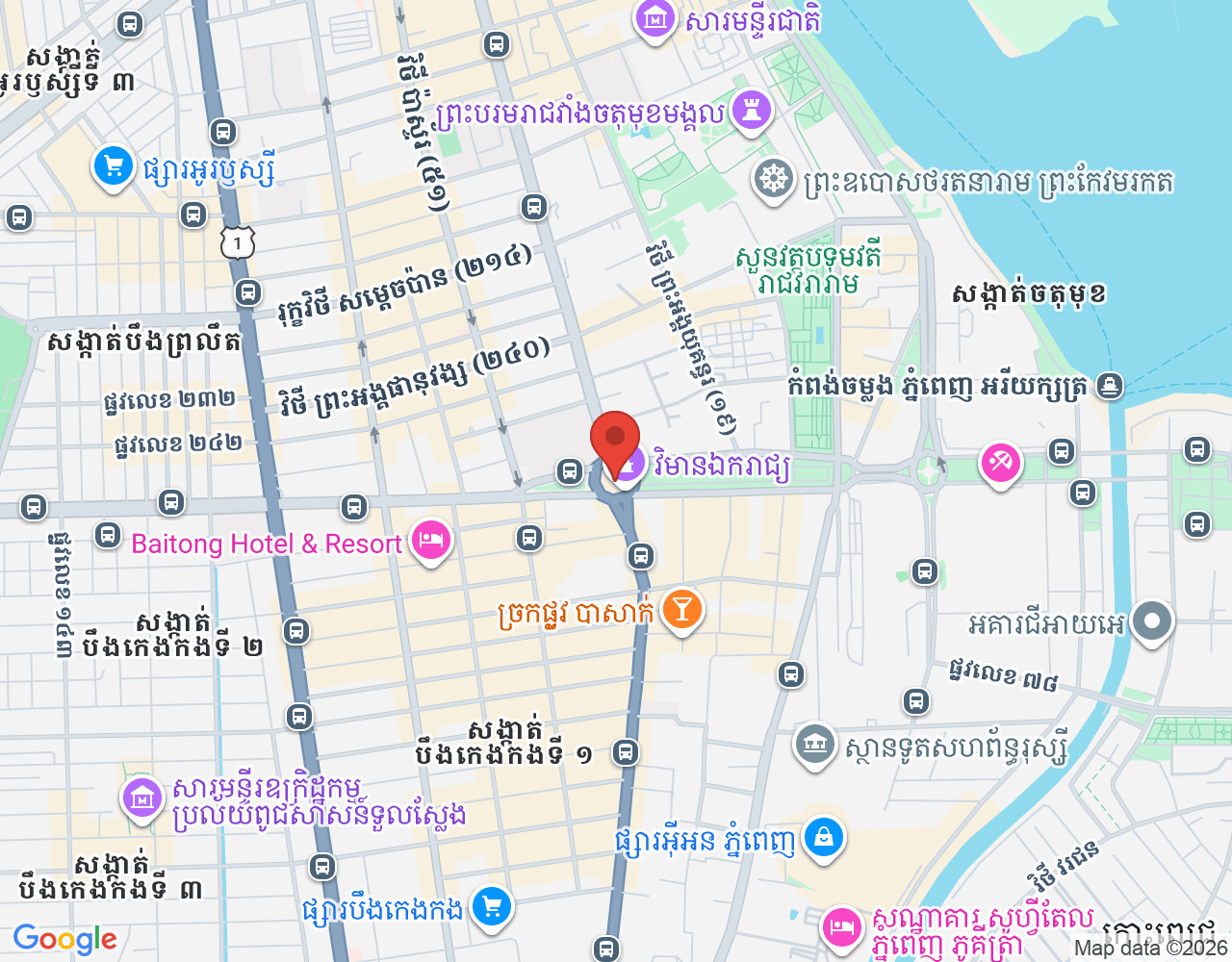 ផ្នែក គិតលុយ location map