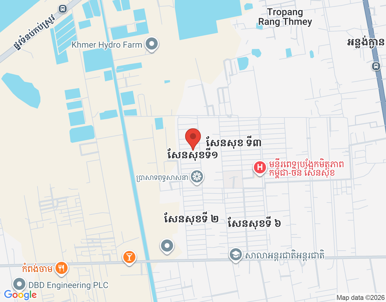 Head Chef location map