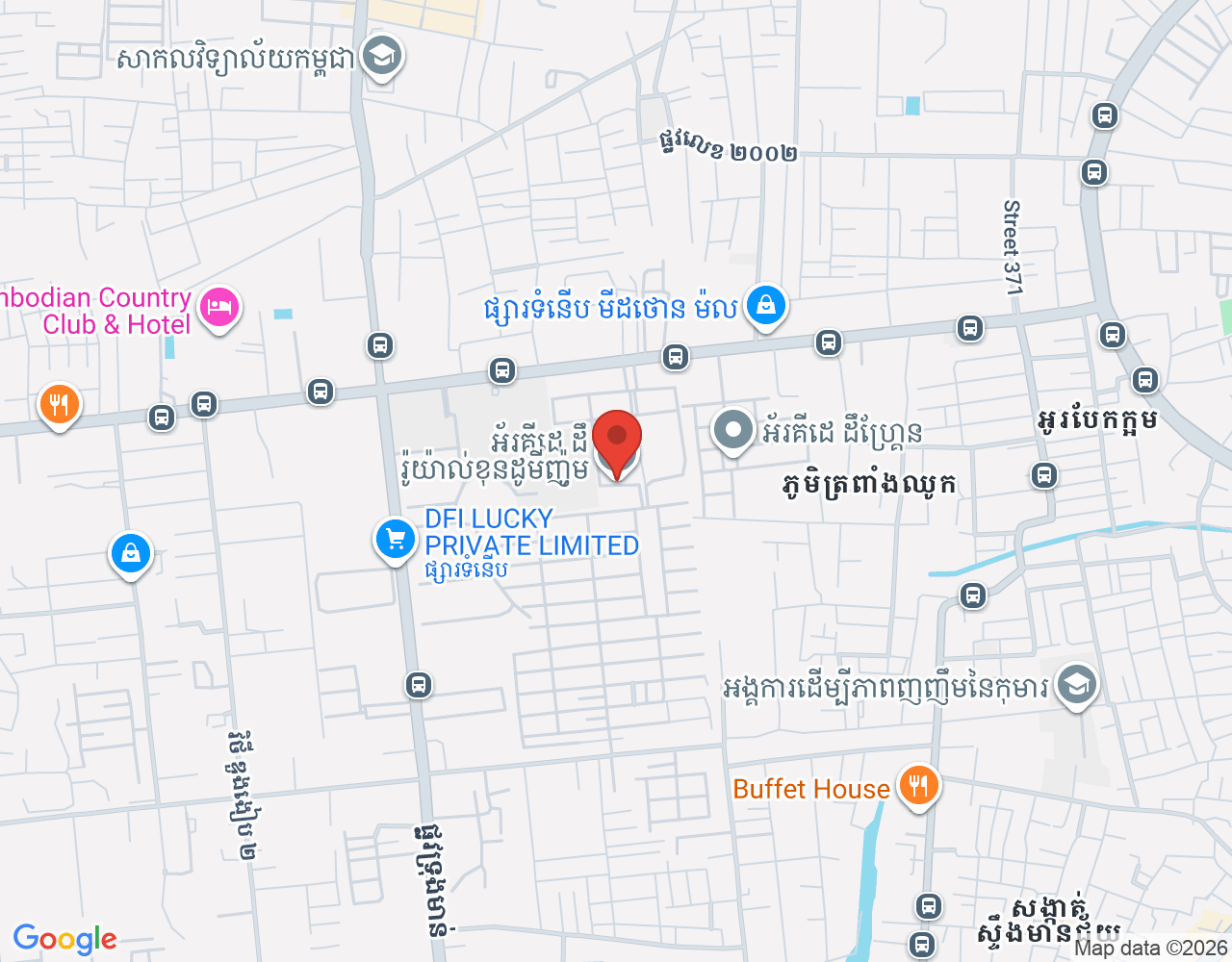 Barista location map