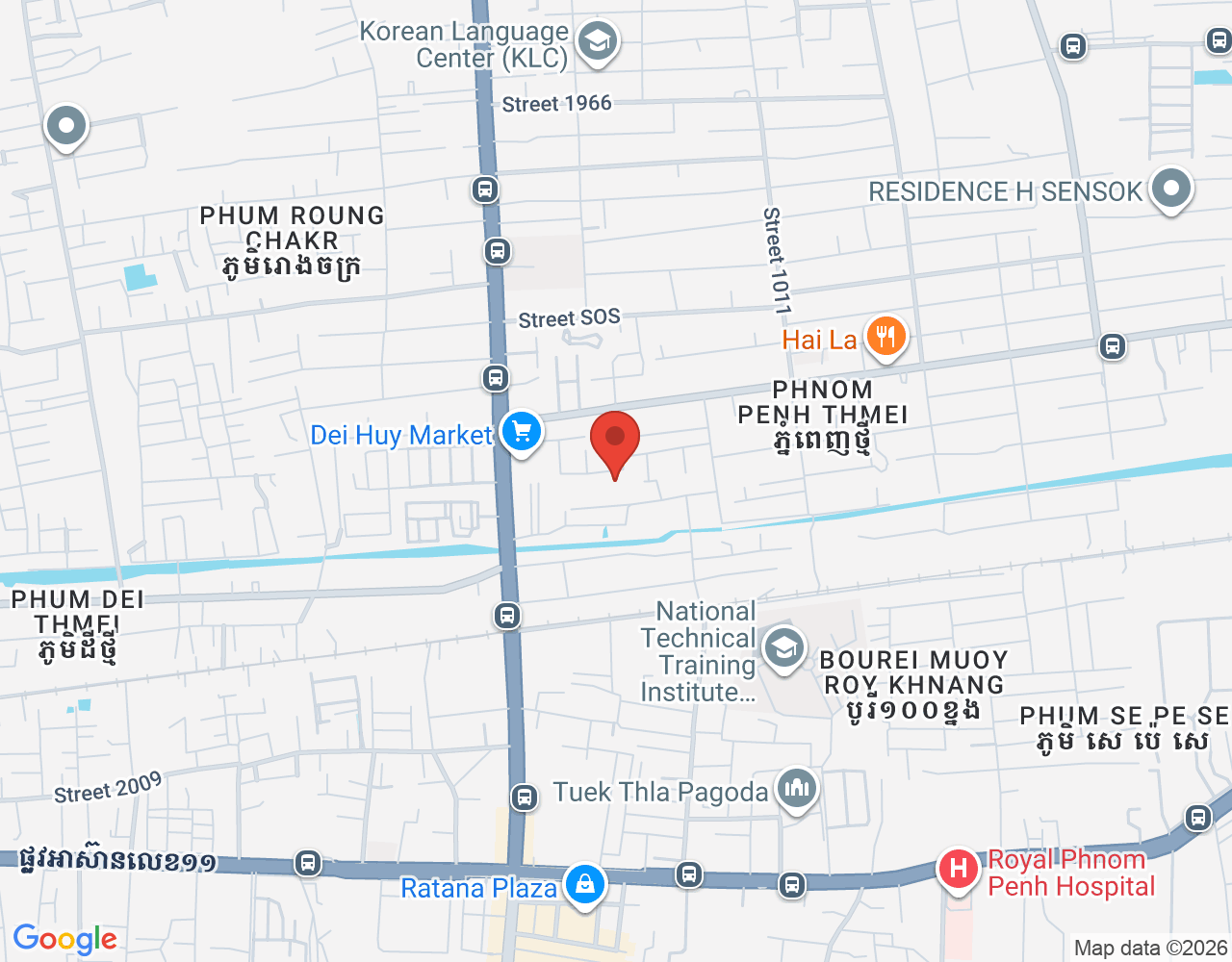 គ្រូបង្វឹក location map