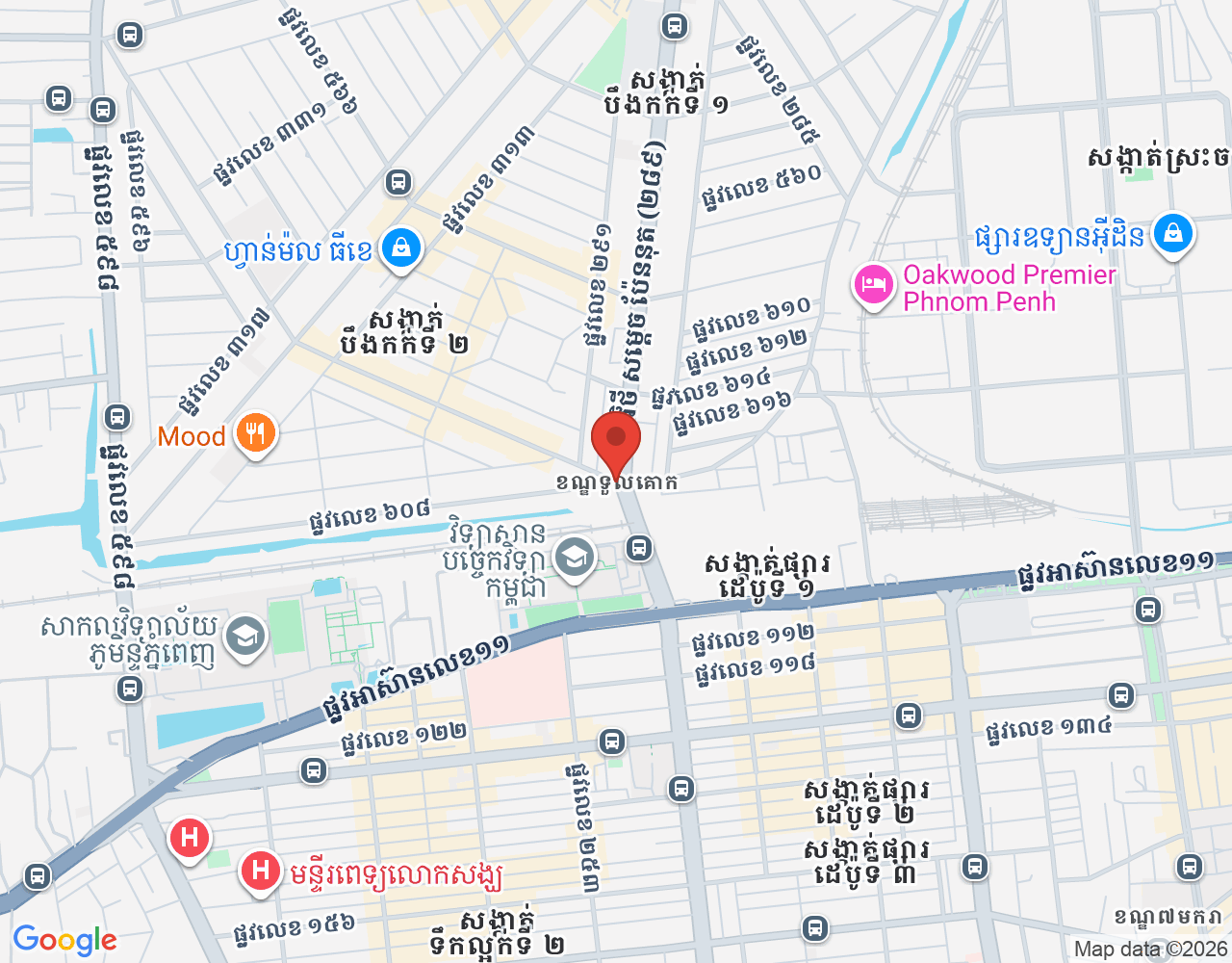 Commis III location map