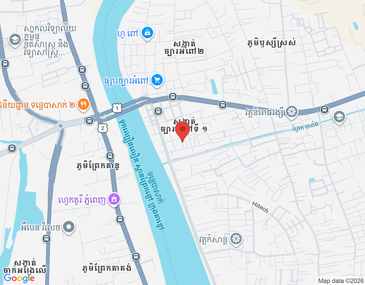 ផ្នែកដឹកជញ្ចូន location map