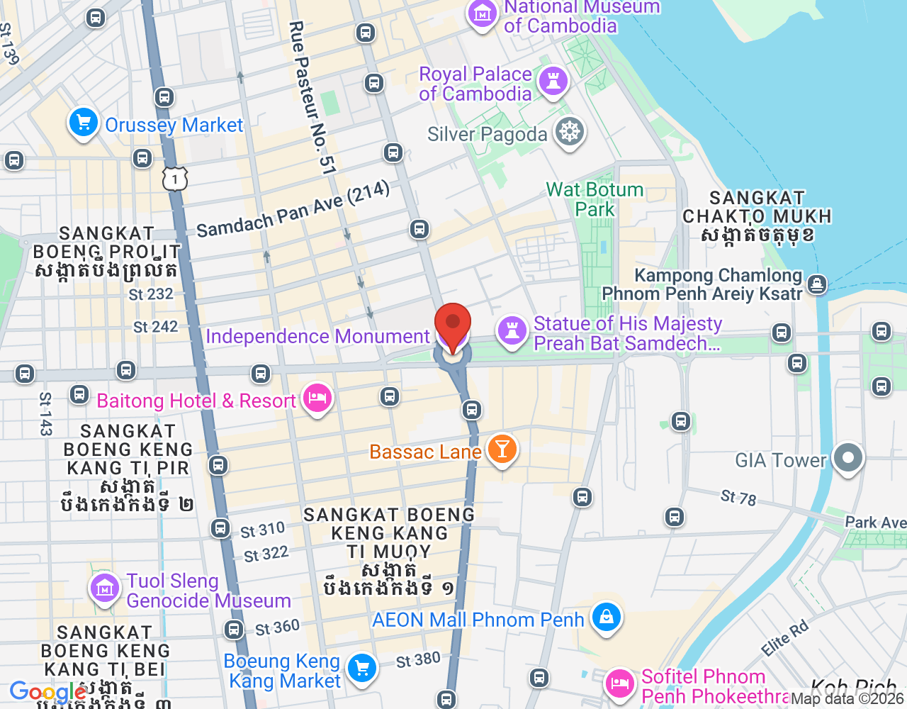 CHEF EXECUTIVE location map