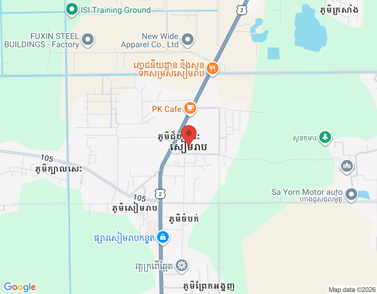 ចុងភៅ location map