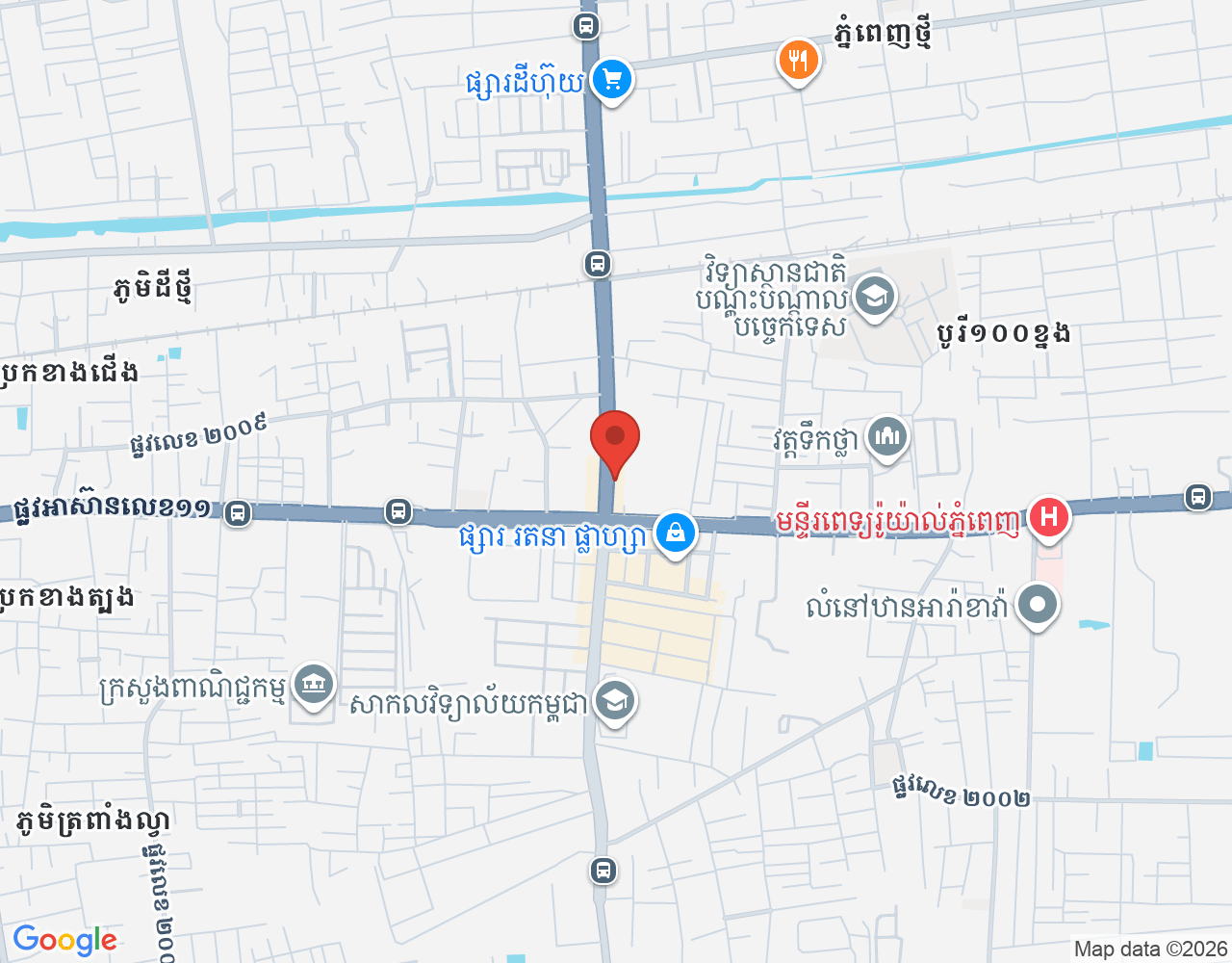 Barista location map