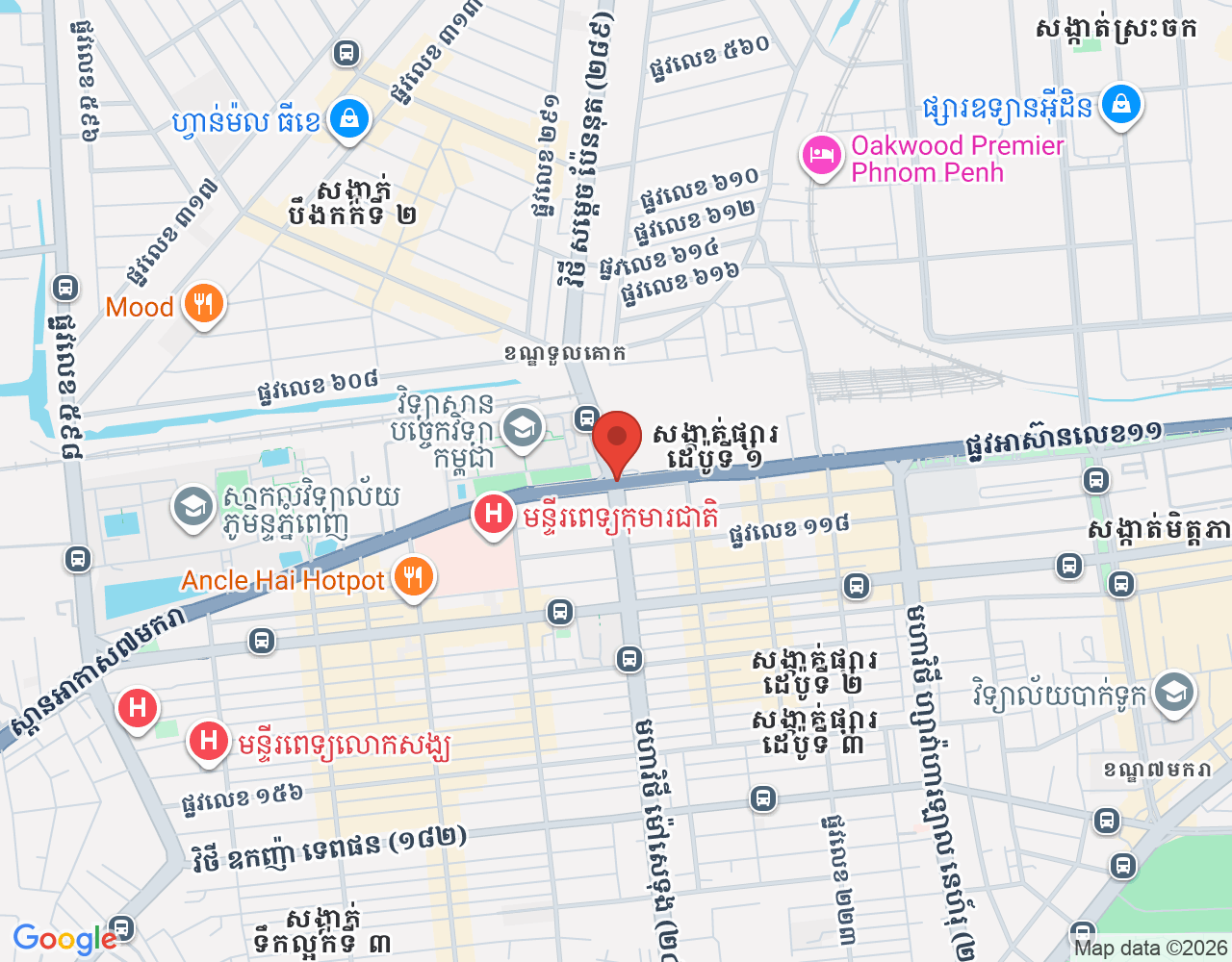 ឆុងកាហ្វេ location map