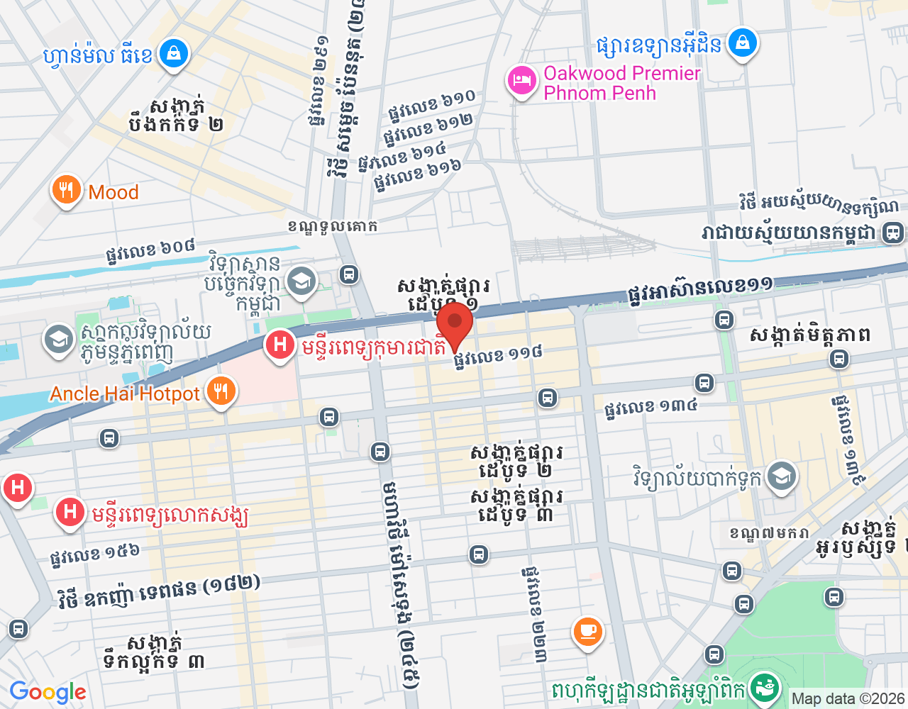 Commis I location map