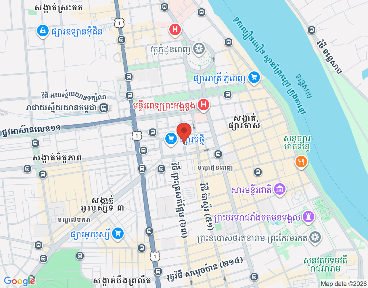 មេចុងភៅ location map