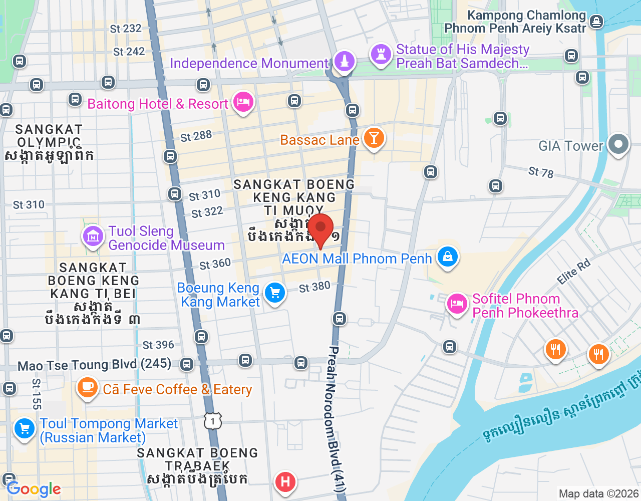 Food Assistant Manager location map