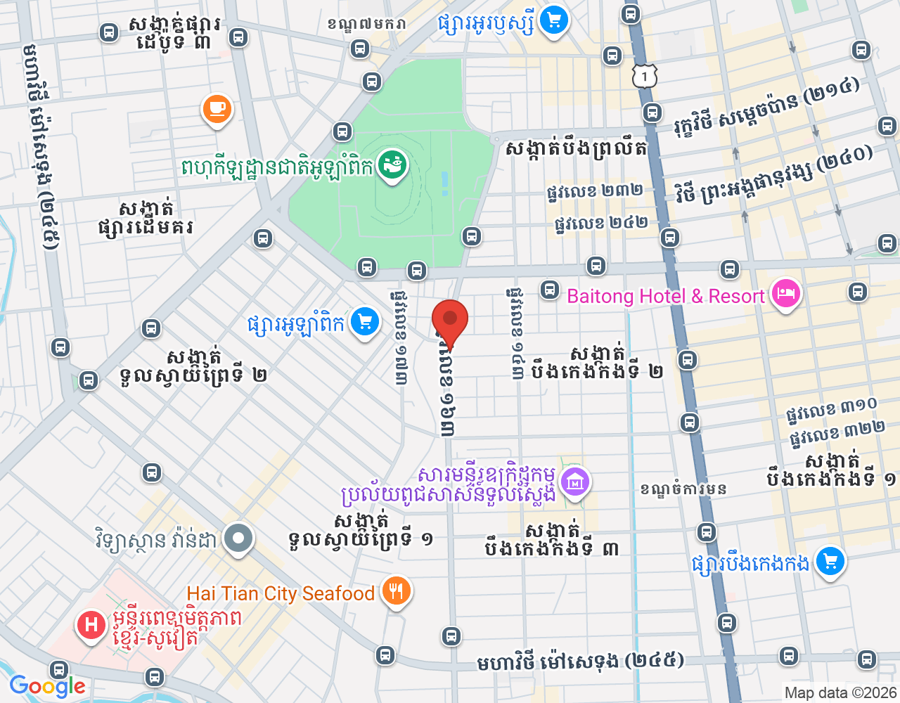 Kitchen Senior / Senior Chef location map