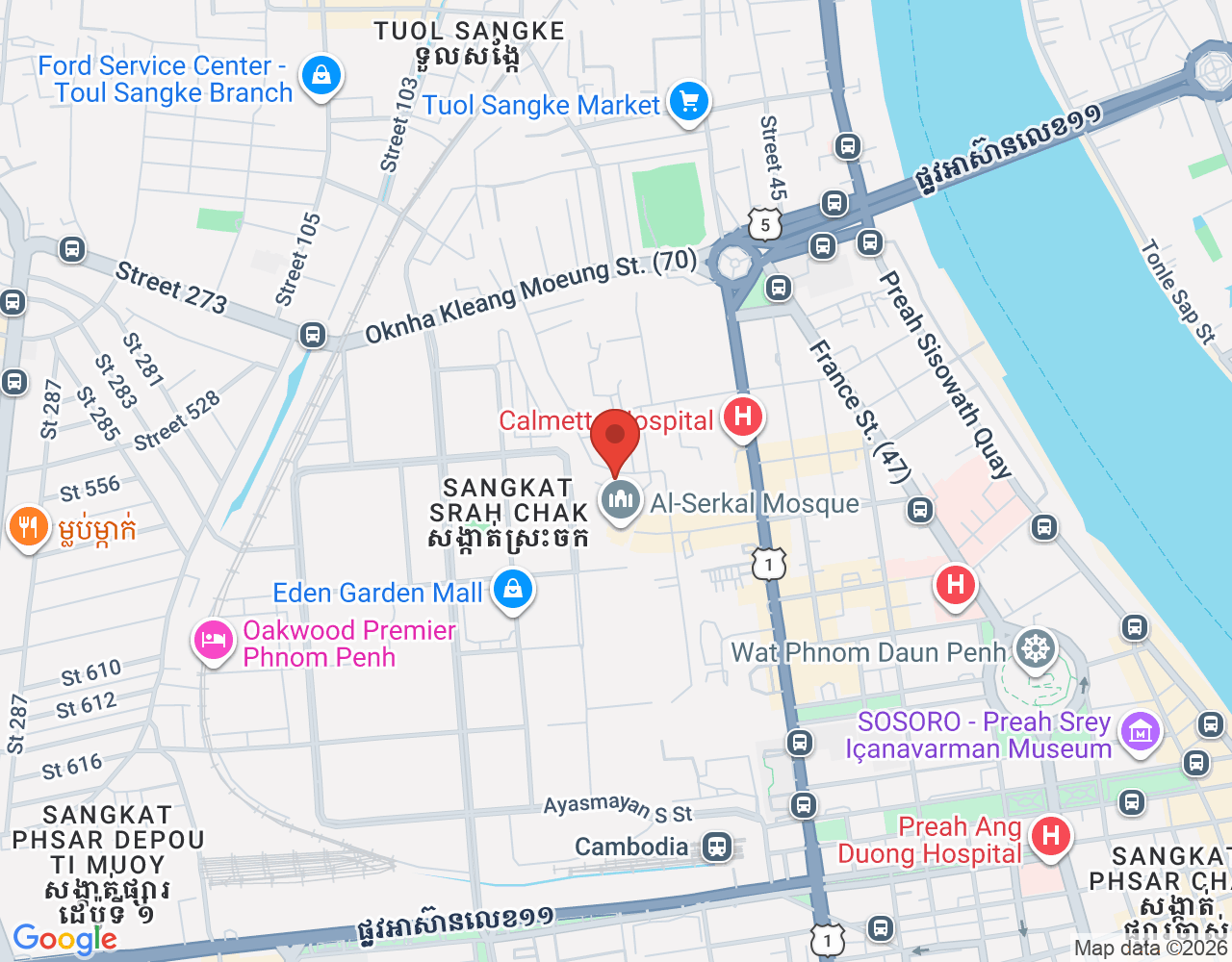 អ្នកលាងចាន location map