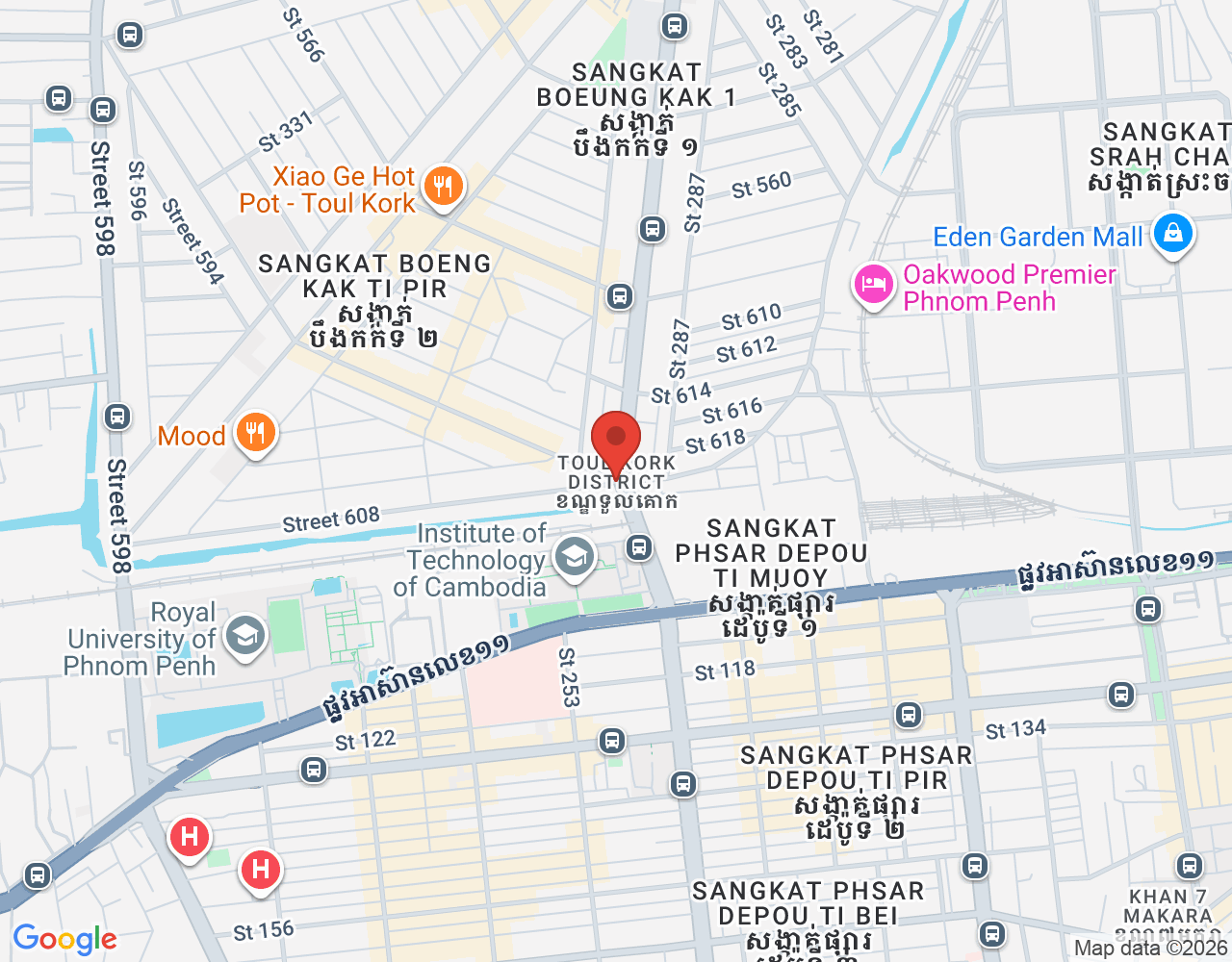 Baker Commis III location map