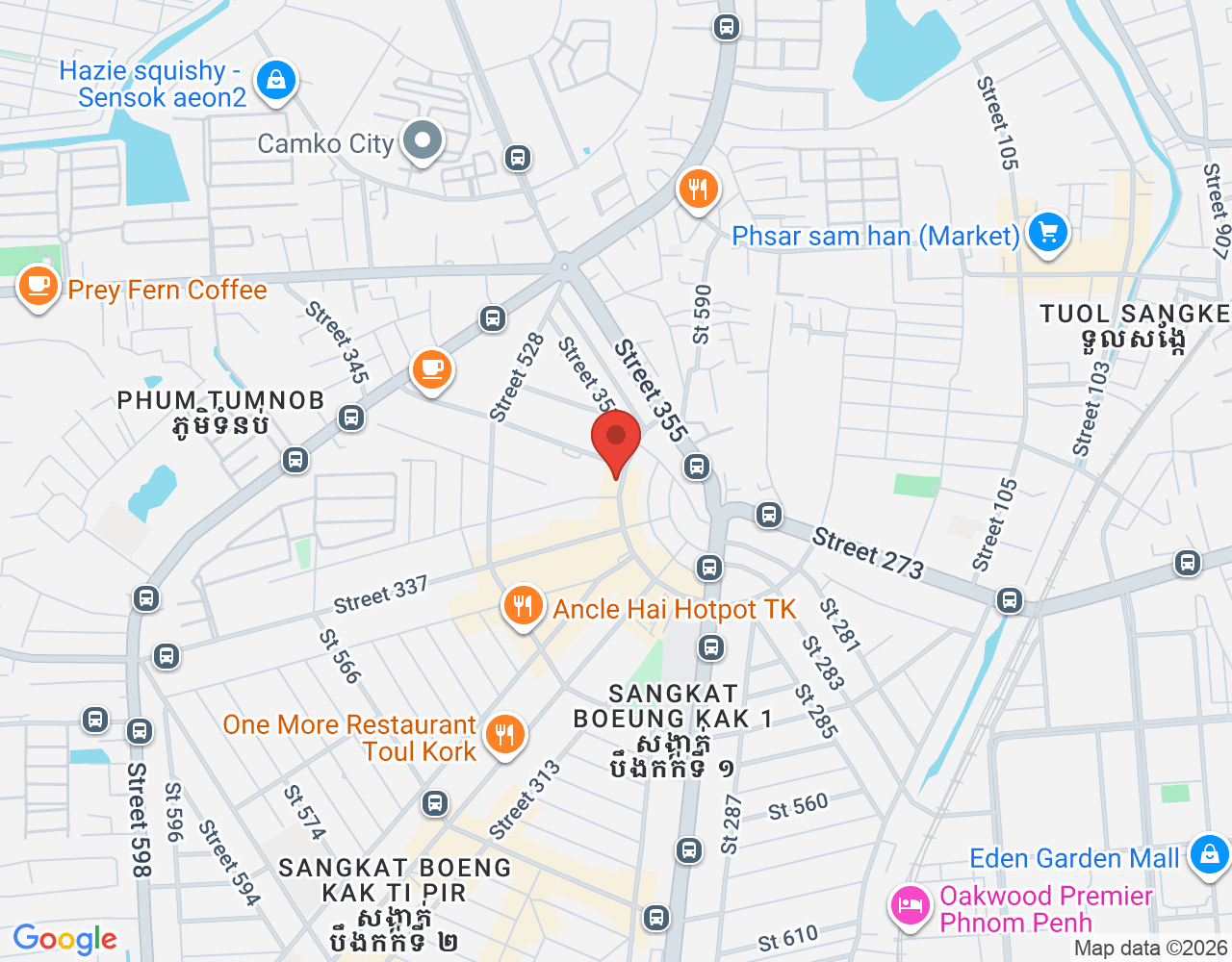 Assistant Restaurant Manager location map