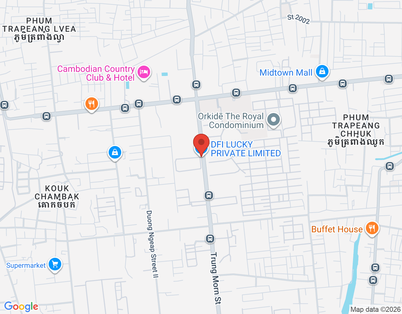 Meat Supervisor location map
