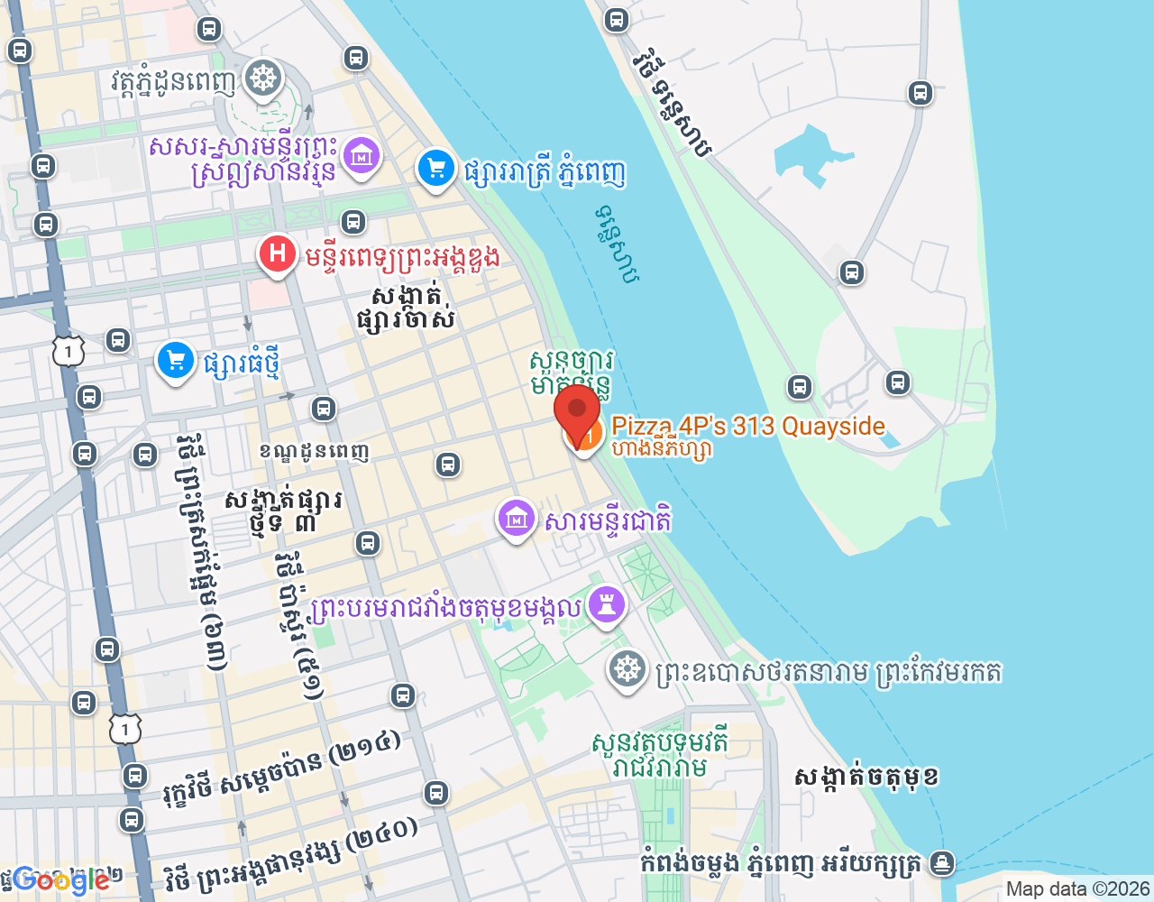 Bar Captain location map