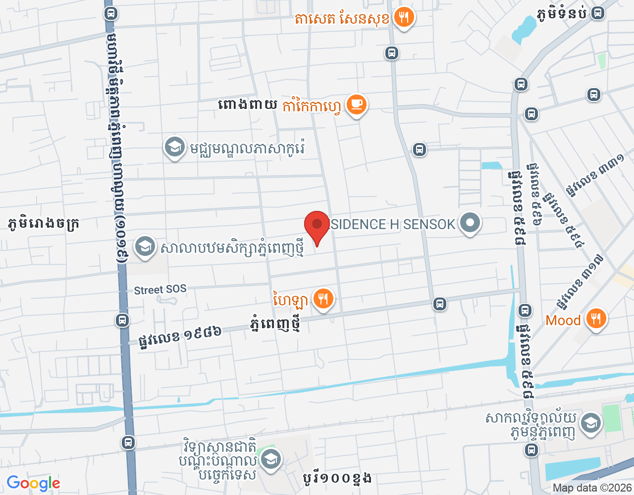 Head Chef location map