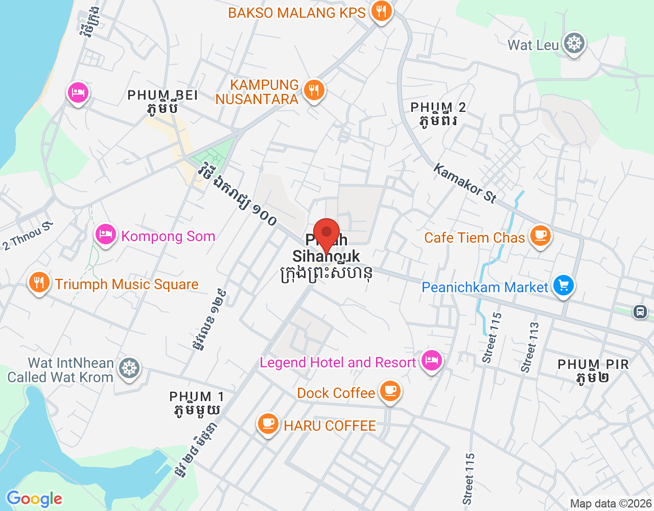 ផ្នែកលក់និងដឹកជញ្ជូន location map