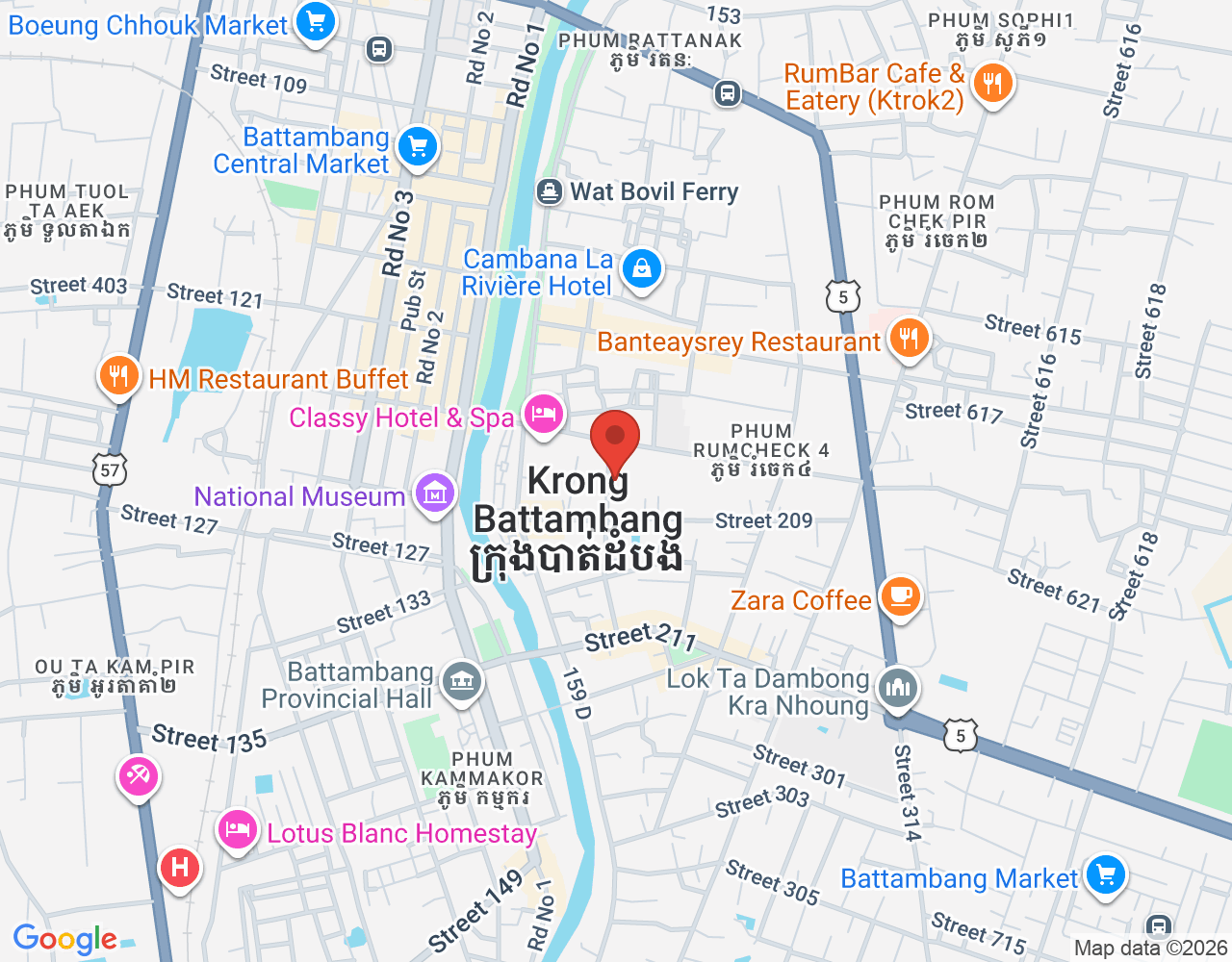 ផ្នែកលក់ - ខាងក្រៅ (Salesman Out-door) location map