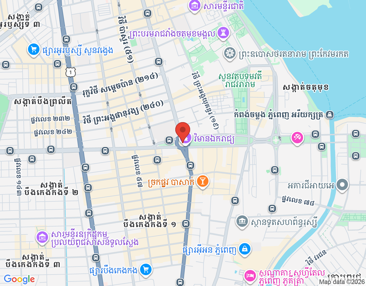 Head Chef location map