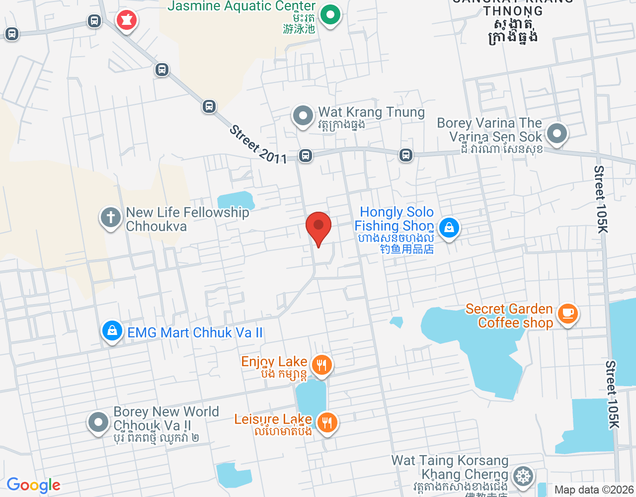 ផ្នែកលក់ location map